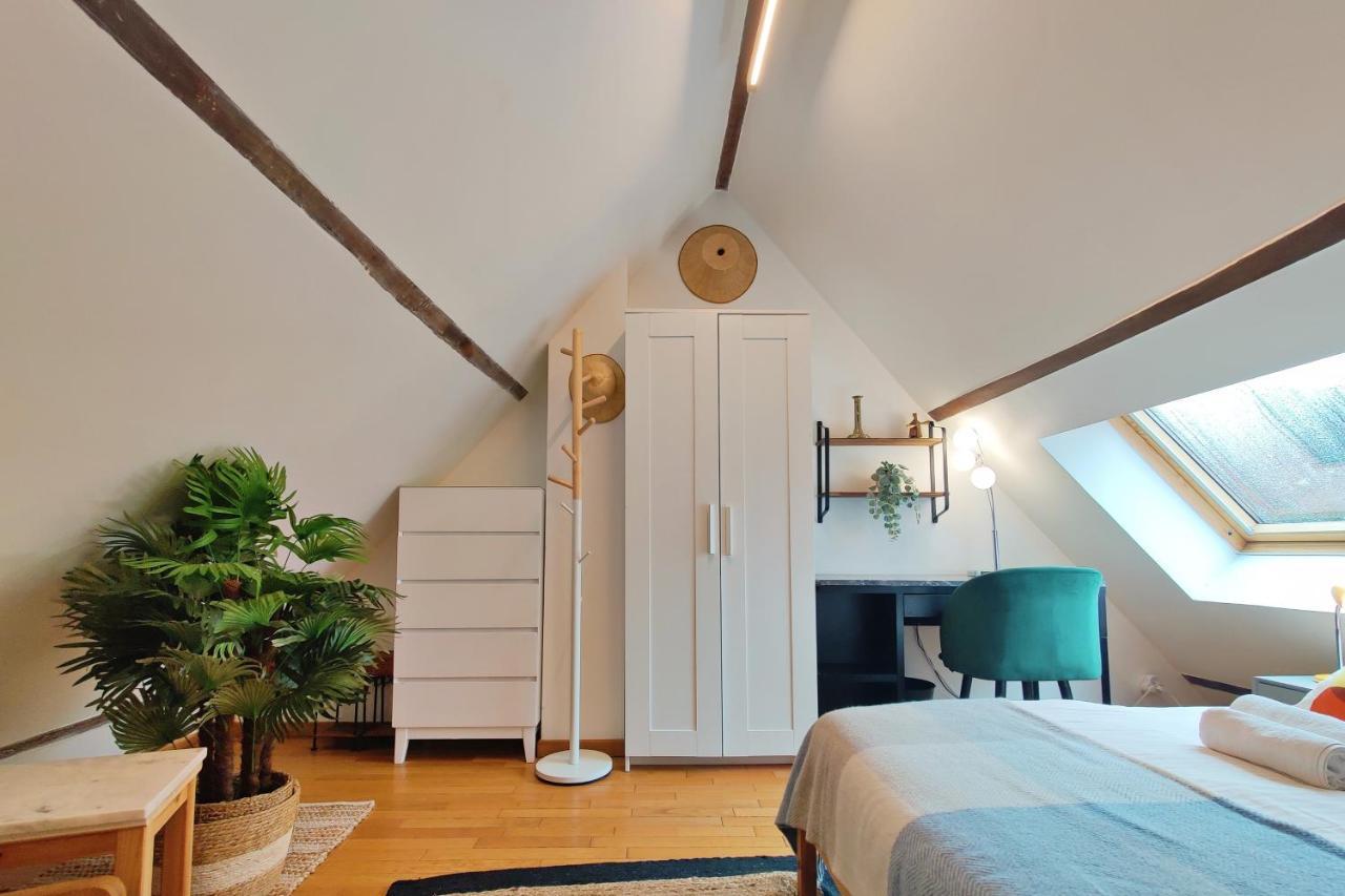 Art & Curiosity Cabinet Style Appartement With Paris View, Villa Des Ammonites Meudon Eksteriør billede