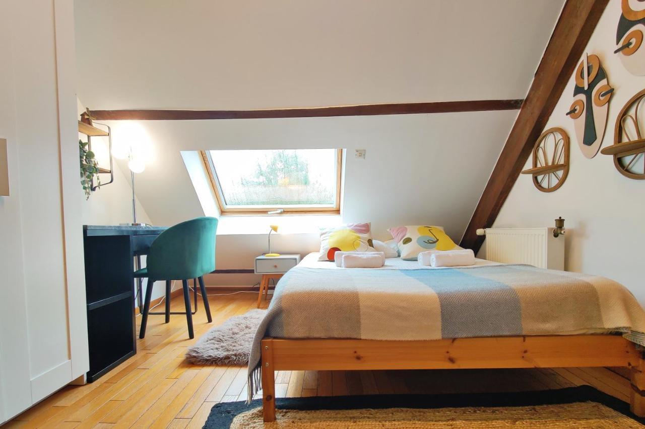 Art & Curiosity Cabinet Style Appartement With Paris View, Villa Des Ammonites Meudon Eksteriør billede