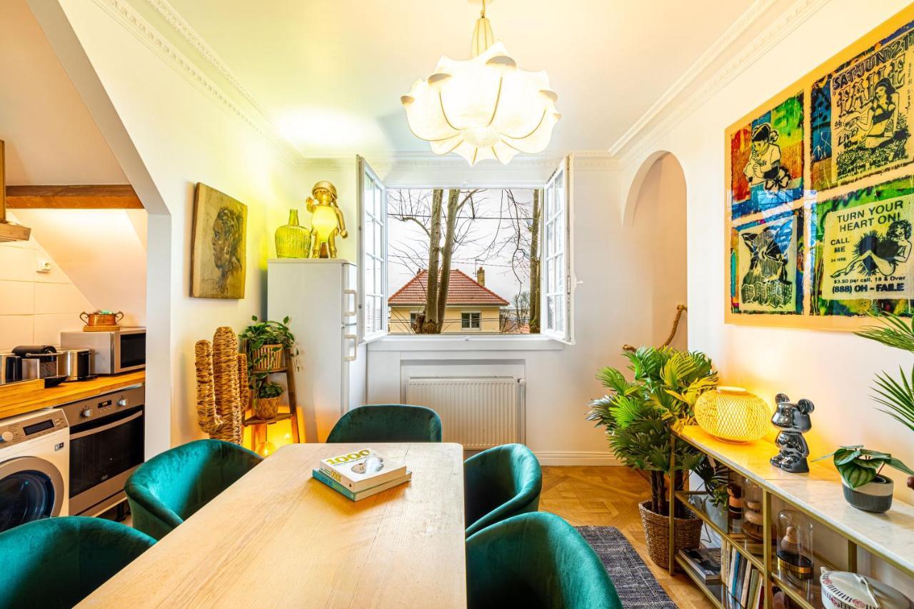 Art & Curiosity Cabinet Style Appartement With Paris View, Villa Des Ammonites Meudon Eksteriør billede
