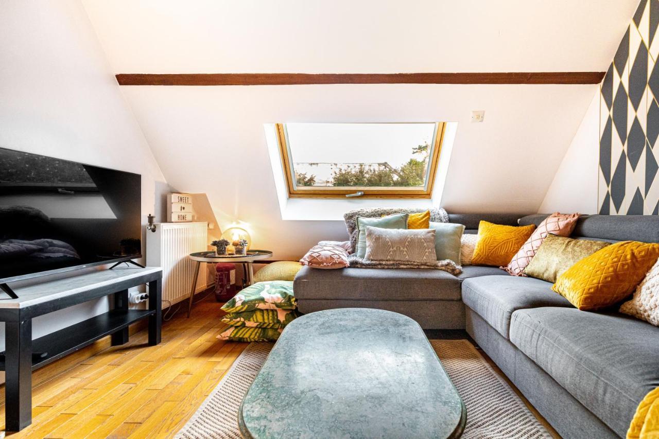 Art & Curiosity Cabinet Style Appartement With Paris View, Villa Des Ammonites Meudon Eksteriør billede